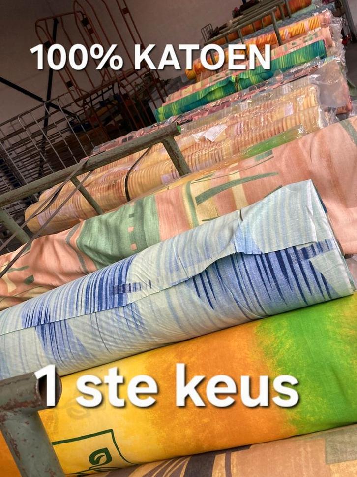 Gordijnstof, Huis en Inrichting, Stoffering | Behang, Blauw, Rood, Wit, Zwart, Beige, Bruin, Geel, 75 m² of meer, Ophalen of Verzenden