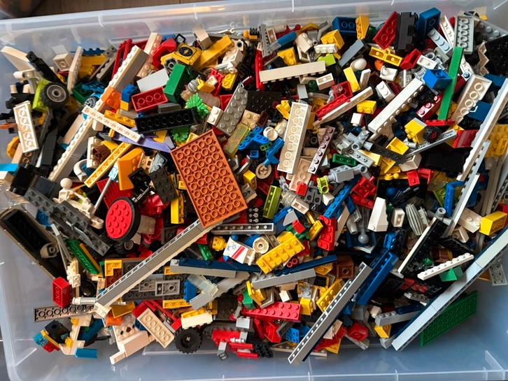 Bak losse lego stenen circa 14 kilo, Kinderen en Baby's, Speelgoed | Duplo en Lego, Zo goed als nieuw, Ophalen of Verzenden