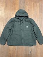 Carhartt Workwear Duck Sherpa Canvas Jack & Hoodie Khaki XXL, Kleding | Heren, Carhartt, Overige maten, Ophalen of Verzenden, Zo goed als nieuw