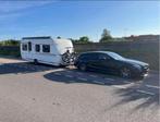 Fendt Bianco 515 sg 2023 met luifel mover airco voortent, Caravans en Kamperen, 2 aparte bedden, Rondzit, Particulier, 1250 - 1500 kg