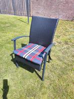 Terrasstoelen 6x incl. kussens, Tuin en Terras, Tuinsets en Loungesets, Ophalen, Zo goed als nieuw