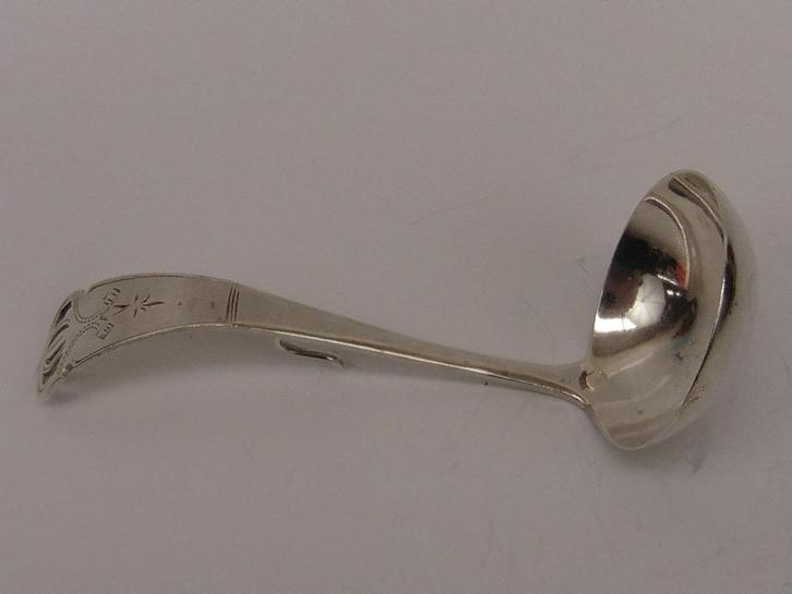 Zilveren roomlepel                                      Z104, Antiek en Kunst, Antiek | Goud en Zilver, Zilver, Ophalen of Verzenden