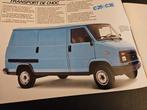 Brochure Citroën C25 & C35 1985 Frankrijk, Ophalen of Verzenden, Zo goed als nieuw, Citroën