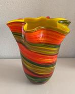 Murano Vaas - Zakdoek Design - 19 cm, Huis en Inrichting, Woonaccessoires | Vazen, Overige kleuren, Ophalen of Verzenden, Minder dan 50 cm