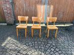 3 vintage Hout Stoelen prijs voor 3, Antiek en Kunst, Ophalen
