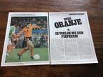 Voetbal artikel Cruijff over Oranje 1977 voelde me piepeltje, Ophalen of Verzenden, Gebruikt, Ajax, Boek of Tijdschrift