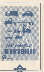 CADI - goed onderhoud is uw behoud - fiets scooter auto, Ophalen of Verzenden