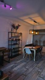Zwarte Kast & Houten Tafel, Ophalen of Verzenden