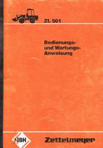 Zettelmeijer ZL50l boeken, Verzenden, Zo goed als nieuw, Folder