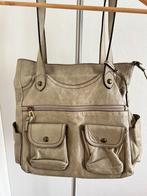 Leren tas, Ophalen of Verzenden, Gebruikt, Beige, Handtas