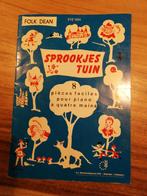 Sprookjes tuin, Folk Dean piano 4-handig, Gebruikt, Klassiek, Les of Cursus, Ophalen of Verzenden