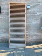 Schutterscherm voor buiten, Ophalen