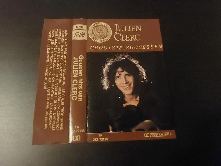 JULIEN CLERC - GOUDEN HITS VAN (MC), Cd's en Dvd's, Cassettebandjes, Zo goed als nieuw, Origineel, Pop, 1 bandje, Ophalen of Verzenden
