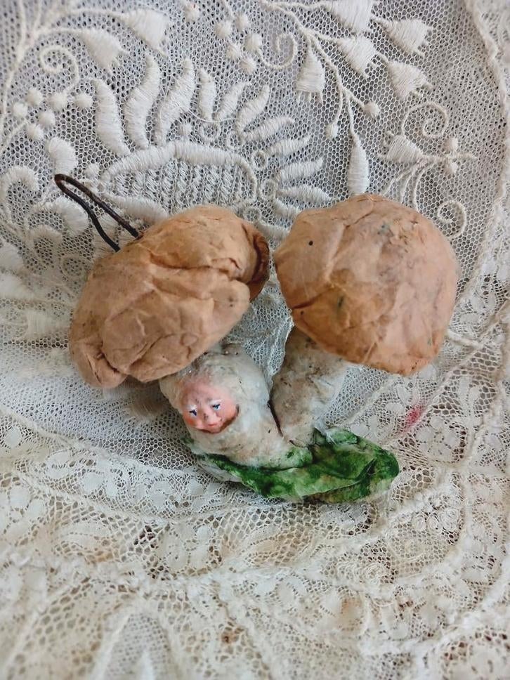 🐥antieke watten paddestoelen...pasen🐥, Verzenden