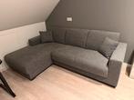 Hoekbank Aberdeen Kansas Grijs, Huis en Inrichting, Ophalen, Zo goed als nieuw, Stof
