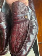 Moreschi leren loafers - Gedragen 9,5 uk is 44 eu, Loafers, Bruin, Ophalen of Verzenden, Gedragen