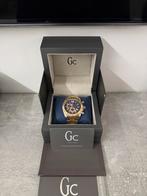 Guess Collection Herenhorloge Zilver/Goud/Blauw, Sieraden, Tassen en Uiterlijk, Horloges | Heren, Overige merken, Staal, Polshorloge