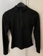 Zwart topje met rits en lange mouw, maat S, Zwart, Ophalen of Verzenden, Zo goed als nieuw, Lange mouw