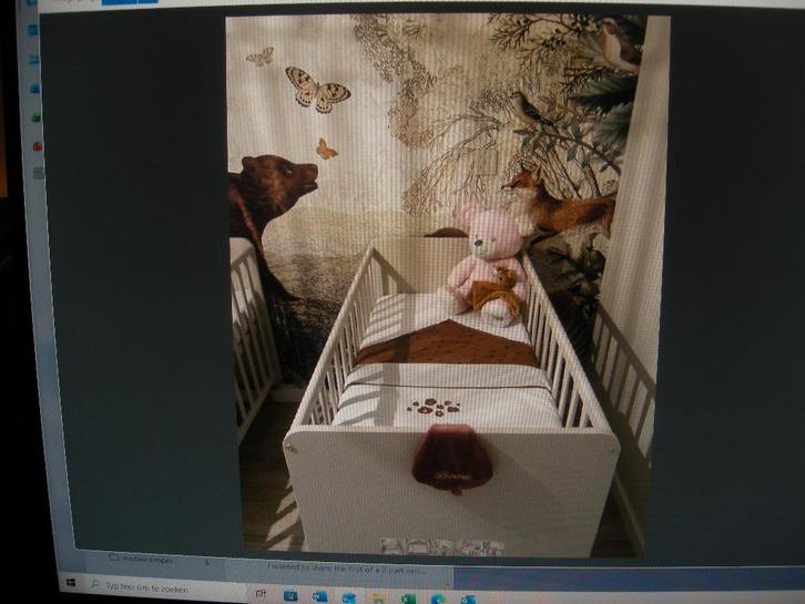 Quax Loft Ledikantje ( Clay ) 3x afm. 120 x 60 - als nieuw !, Kinderen en Baby's, Babywiegjes en Ledikanten, Zo goed als nieuw