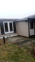 Tuindeuren met kozijn, Gebruikt, Deurkozijn, Hout, Ophalen