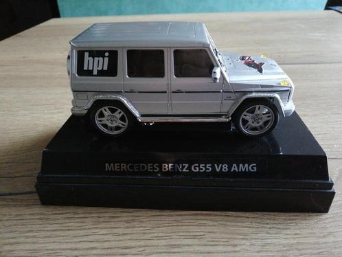 Mercedes Benz G55 V8 AMG ZILVER RADIOG. BEST., Hobby en Vrije tijd, Modelauto's | 1:24, Gebruikt, Auto, Ophalen of Verzenden