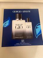 Giorgio Armani Acqua di Gio Parfum Set, Ophalen of Verzenden, Nieuw