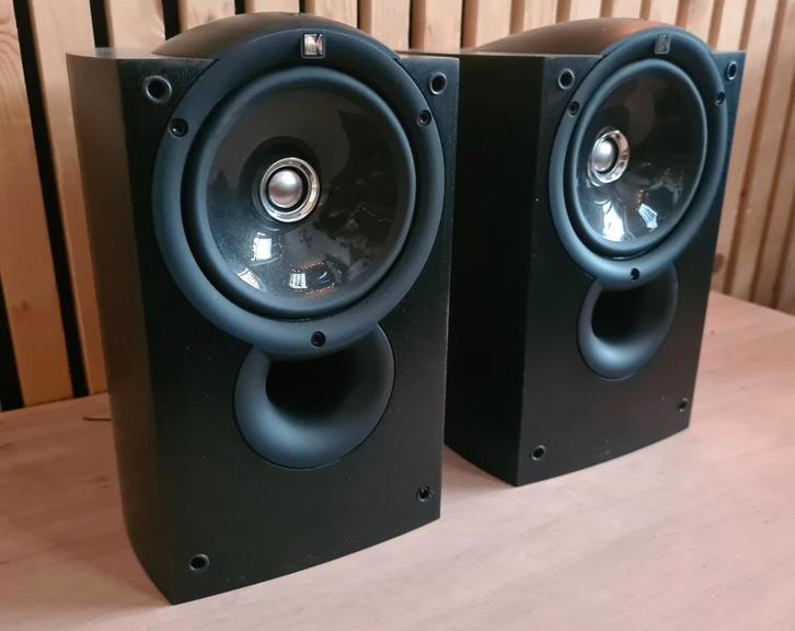 Kef QCompact Luidsprekers Bookshelf Black Ash, Audio, Tv en Foto, Luidsprekers, Ophalen of Verzenden