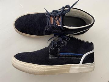 Floris Van Bommel suède boots blauw 41 beschikbaar voor biedingen