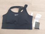 Sport bh, Ophalen, Zwart, Maat 42/44 (L), Nike