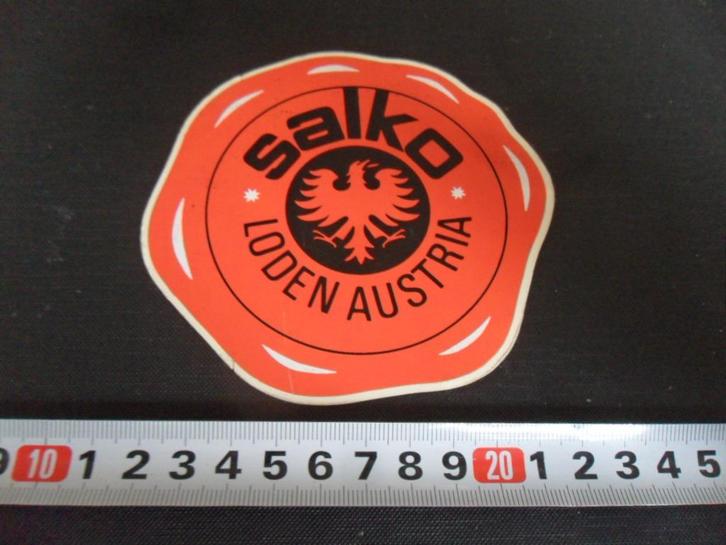 sticker Oostenrijk SALKO Loden Austria, Verzamelen, Stickers, Zo goed als nieuw, Ophalen