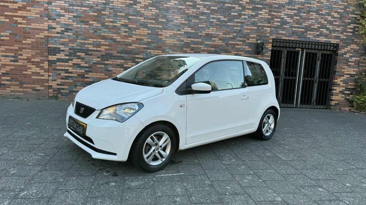 Seat Mii 1.0 44KW 2012 Wit AIRCO, Auto's, Seat, Bedrijf, Mii, ABS, Airbags, Airconditioning, Alarm, Bluetooth, Boordcomputer, Centrale vergrendeling