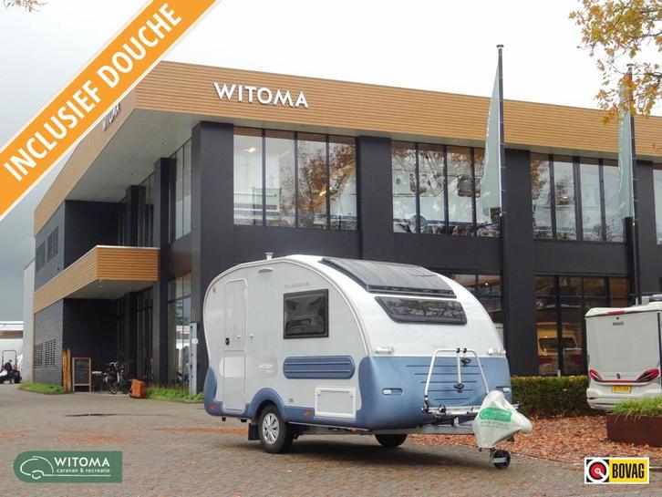 Adria Action 361 LH incl voortent Dorema, Caravans en Kamperen, Caravans, Bedrijf, tot en met 2, 750 - 1000 kg, Overige, Adria