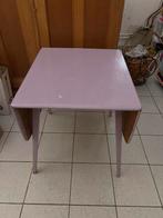 Lila Eettafel met Inklapbare Zijden, Ophalen, Gebruikt, Vintage, 50 tot 100 cm