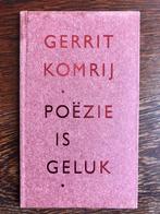 Gerrit Komrij - Poëzie is geluk, Ophalen of Verzenden, Zo goed als nieuw