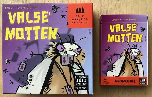 Kaartspel Valse motten mét promospel (nieuw) - vanaf 7 jaar, Hobby en Vrije tijd, Gezelschapsspellen | Kaartspellen, Zo goed als nieuw