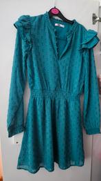 Mooie groene  jurk met lange mouwen, Ophalen, Zo goed als nieuw, Meisje, Jurk of Rok