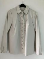 Vegan leren blouse Fifth house met gouden en zilveren studs, Wit, Nieuw, Ophalen of Verzenden, Maat 34 (XS) of kleiner