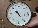 Messing manometer oliedruk opduwer sleepboot, Watersport en Boten, Ophalen of Verzenden