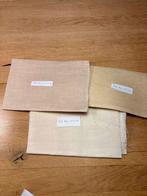 Linnen Stoffen Restanten - Diverse Kleuren en Maten, Hobby en Vrije tijd, Stoffen en Lappen, Gebruikt, Beige, Ophalen of Verzenden