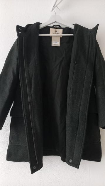 Nieuwe groene eco wollen jas, Two Thirds, S beschikbaar voor biedingen