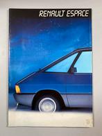 Renault Espace Brochure - Origineel 1984, Ophalen of Verzenden, Gelezen, Renault