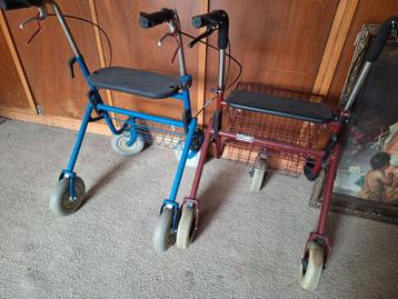 2 rollators te koop beschikbaar voor biedingen