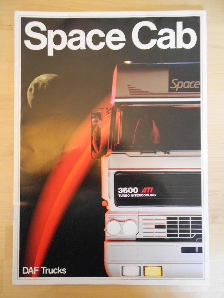 DAF Space Cab Brochure 1986 - SpaceCab - 3600 3300 2800, Boeken, Auto's | Folders en Tijdschriften, Zo goed als nieuw, Overige merken