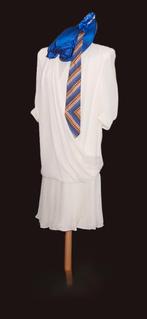 Trouwjurk vintage met bijpassende hoed en corsage, Ophalen of Verzenden, Gedragen, Maat 46/48 (XL) of groter