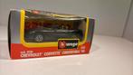 Chevrolet Corvette black Bburago 1.43, Overige merken, Auto, Ophalen of Verzenden, A