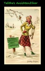 💢💢Pax Steen, Gelukkig Nieuwjaar in de sneeuw (10), Ophalen of Verzenden, 1940 tot 1960, Ongelopen, Feest(dag)