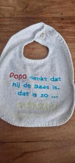 Slabbetjes met leuke grappige tekst voor papa, Ophalen of Verzenden, Gebruikt, Overige typen