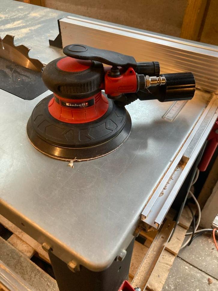 Excentrische Pneumatische Schuurmachine, Doe-het-zelf en Verbouw, Gereedschap | Schuurmachines, Gebruikt, Excentrische schuurmachine