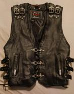 leren biker vest, Ophalen of Verzenden, Tweedehands, Jas | leer