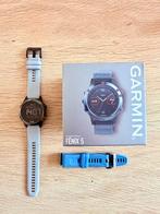 Garmin Fenix 5 Saffier, Gebruikt, Zwart, Garmin, Ophalen of Verzenden